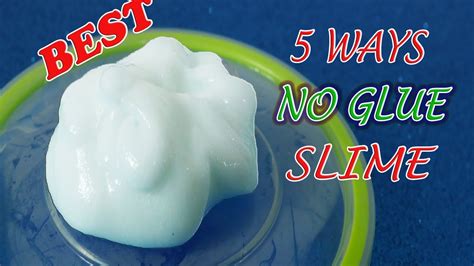 slime no glue|real no glue slime recipes.